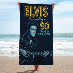 Elvis Presley Rectangle Beach Towel - TANTN 14057