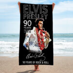 Elvis Presley Rectangle Beach Towel - GNE4231