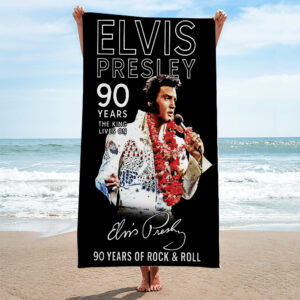 Elvis Presley Rectangle Beach Towel - GNE4231
