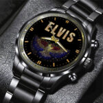 Elvis Presley Black Stainless Steel Watch - GNE 1225