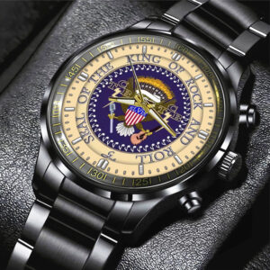 Elvis Presley Black Stainless Steel Watch - GNE 1242