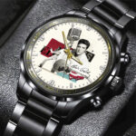 Elvis Presley Black Stainless Steel Watch - GNE 1243