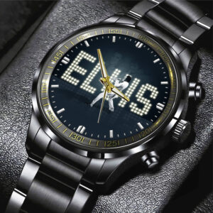 Elvis Presley Black Stainless Steel Watch - GNE 1298
