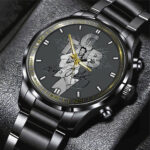 Elvis Presley Black Stainless Steel Watch - GNE 1337