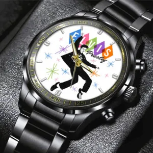 Elvis Presley Black Stainless Steel Watch - GNE 1339