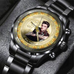 Elvis Presley Black Stainless Steel Watch - GNE 467
