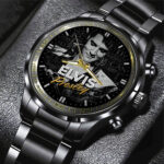 Elvis Presley Black Stainless Steel Watch - GNE 745
