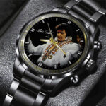 Elvis Presley Black Stainless Steel Watch - GNE 747
