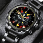 Elvis Presley Black Stainless Steel Watch - GNE NEW472