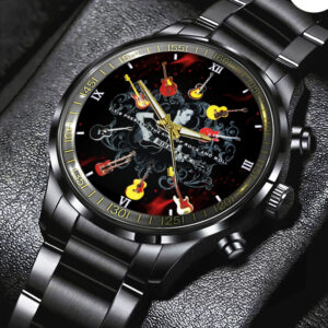 Elvis Presley Black Stainless Steel Watch - GNE NEW472