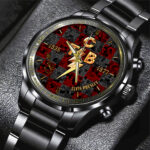 Elvis Presley Black Stainless Steel Watch - HOATT 6110