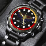 Elvis Presley Black Stainless Steel Watch - HOATT 6150