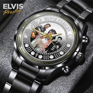 Elvis Presley Black Stainless Steel Watch - TANTN 10433