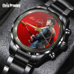 Elvis Presley Black Stainless Steel Watch - TANTN 11390