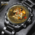 Elvis Presley Black Stainless Steel Watch - TANTN 14151