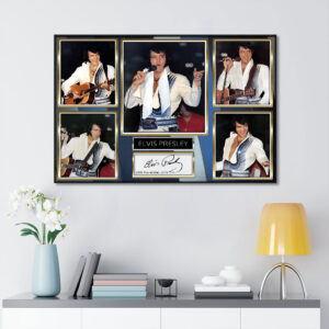 Elvis Presley Rectangle Canvas With Inner Frame - HOATT 8023