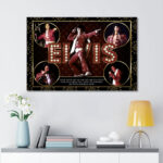 Elvis Presley Rectangle Canvas With Inner Frame - HOATT 8036