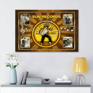 Elvis Presley Rectangle Canvas With Inner Frame - HOATT 8037