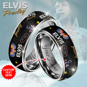 Personalized Elvis Presley Custom Alloy Ring - TANTN 14127