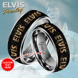 Personalized Elvis Presley Custom Alloy Ring - TANTN 14155