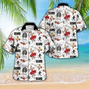 Elvis Presley 3D Hawaiian Apparel - GNE 1655