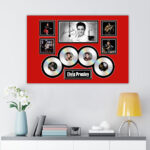 Elvis Presley Rectangle Canvas With Inner Frame - TANTN 11385