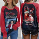 Elvis Presley Round Neck Raglan Sleeve Sweatshirt – HOATT 6812
