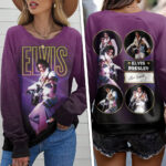Elvis Presley Round Neck Raglan Sleeve Sweatshirt – HOATT 7137