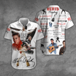 Elvis Presley Short Sleeve Button-Down Shirt – HOATT 1033