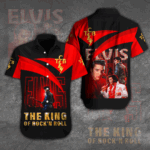 Elvis Presley Short Sleeve Button-Down Shirt - HOATT 1909