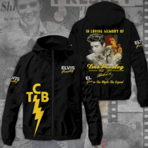 Elvis Presley 3D Windbreaker Jacket - TANTN 9391