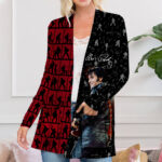 Elvis Presley Women's Patch Pocket Cardigan - HOATT 3009