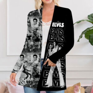 Elvis Presley Women's Patch Pocket Cardigan - HOATT 3047