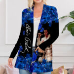 Elvis Presley Women's Patch Pocket Cardigan - HOATT 3199