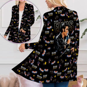 Elvis Presley Women’s Patch Pocket Cardigan – TANTN 1967