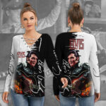 Elvis Presley Women's Long Sleeve Neckline Tie Sweatshirt - HOATT 6177