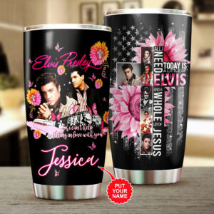 Personalized Elvis Presley Tumbler Cup - VANDH 247