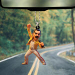 Freddie Mercury Custom Shape 1-sided Acrylic Car Ornament – TMTHU628