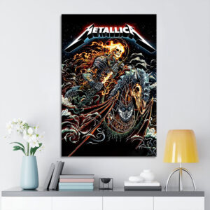 Metallica Rectangle Canvas With Inner Frame - GNE NEW135