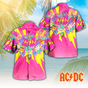 AC/DC 3D Hawaiian Apparel - GNE NEW390