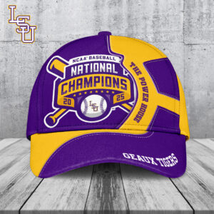 LSU Tigers Baseball 2025 National Champions Classic Cap - GNE NEW516