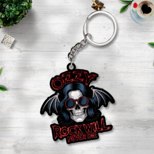 Ozzy Osbourne Custom Shape 2-sided Keychain - GNE NEW557