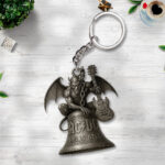 AC/DC Custom Shape 2-Side Printed Keychain - GNENEW593