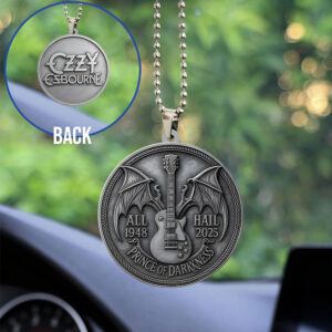 Ozzy Osbourne Custom shape 2-sided Acrylic Car Ornament - GNENEW599