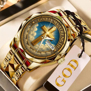 God Is Good Alloy Luxury Quartz Watch - TMTHU 293