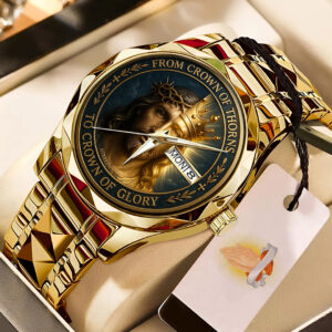 God Is Good Alloy Luxury Quartz Watch - TMTHU 299
