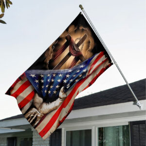 God Bless America 3D Double-side House Flag - TANTN 14993