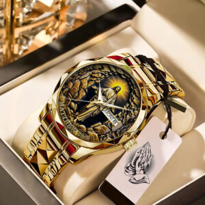 God Is Good Alloy Luxury Quartz Watch - TANTN 15163