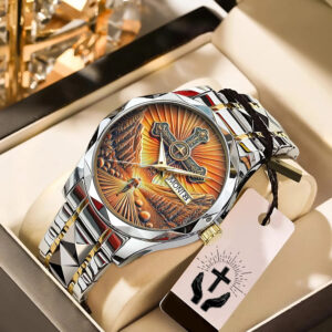 God Is Good Alloy Luxury Quartz Watch - TANTN 14669