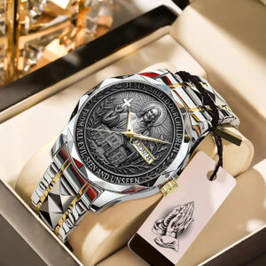 God Is Good Alloy Luxury Quartz Watch - TANTN 14807